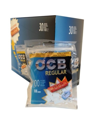 OCB FILTRI REGULAR 7,5 mm CON CARTINA ORANGE (30 bag x100 filter