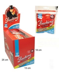 FILTRI SMOKING 6 mm + CARTINA orange omaggio (30 Pz x120 filters