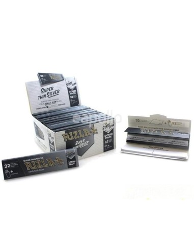 CARTINE RIZLA SILVER KSS+FILTRO (32 leaves+32filters x24 pz) cod