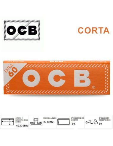 OCB ORANGE CORTA (60 leaves x 50 Pz) cod.prod.PROV-A00075011
