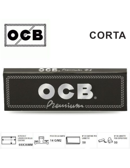OCB NERA PREMIUM CORTA (50 leaves x 50 Pz) cod.prod.PROV-A011150