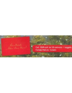 ASS. BIGL. NATALE 13,5x8,5 (100 Pz)