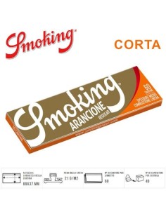 CARTINE SMOKING ORANGE CORTA (60 leaves x50 pz) cod.prod.A000180