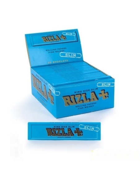 CARTINE RIZLA BLU KING SIZE (32 leaves x 50 Pz) cod.prod. A00005