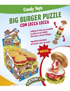 BIG BURGER PUZZLE/LOLLIPOP 21 gr. (12 Pz)