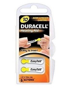 DURACELL ACUSTICHE DA10 EasyTab (10x6 Pz)
