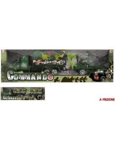 CAMION MILITARE CON RIMORCHIO 45 cm