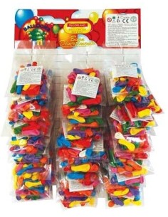 PALLONCINI 18 ANNI PASTELLO SMALL (40 bs da 10 pl)