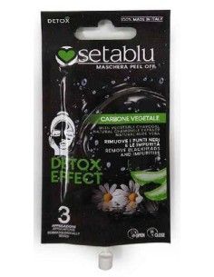 MASCHERA COSMETICA VISO PEEL OFF AL CARBONE VEGETALE