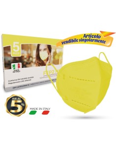 MASCHERINA FFP2 GIALLA (5 Pz)