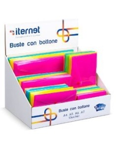 BUSTE CON BOTTONE f.to ass. col. Ass. (120 Pz)