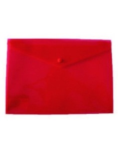BUSTA CON BOTTONE A4 ROSSA (5 Pz)