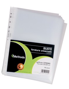 BUSTE PLAST. P/listino - docum. 60micron (100 Pz)