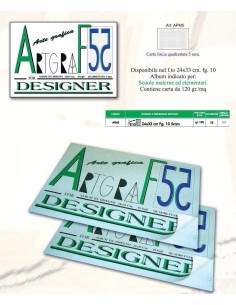 ARTGRAF ALBUM 24x33 10 FF. QUADRI 5 MM APM5 (25 Pz)