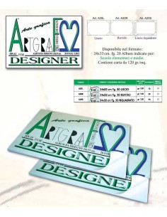ARTGRAF S2 BLOCCHI 24x33 LISCIO SQ. 20 FF. (10 Pz)