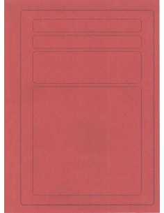 CARTELLE 3 LEMBI MANILLA ROSSO (50 Pz)