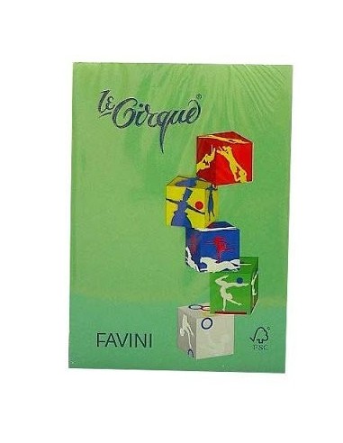 CARTA A4 FAVINI VERDE BANDIERA 80 gr. (500 fg)