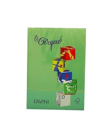 CARTA A4 FAVINI VERDE BANDIERA 80 gr. (500 fg)
