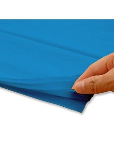 CARTA  VELINA cm.50x76 24 ff  BLU