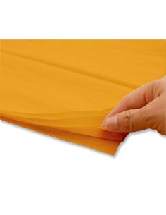 CARTA VELINA cm.50x76 24 ff ARANCIO
