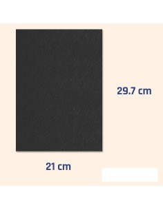 CARTA COLORATA NERO A4 200 grr. (100 fg)