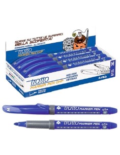 TRATTO MARKER PEN OHP BLU P. MEDIA (8 Pz)