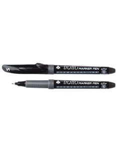TRATTO MARKER PEN OHP NERO P.S. (8 Pz)