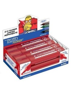 TRATTO MARKER ROSSO Punta tonda (12 Pz)