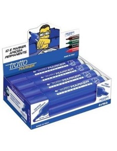 TRATTO MARKER BLU punta scalpello (12 Pz)