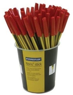 PENNE STAEDTLER NORIS 434 ROSSE (50 Pz)