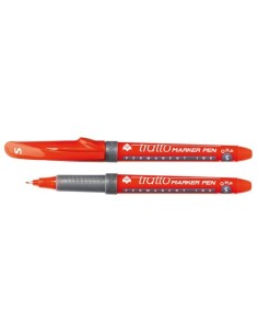 TRATTO MARKER PEN OHP ROSSO P.S. (8 Pz)