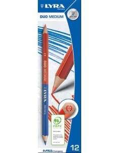 LYRA MATITA BICOLORE MEDIUM (12 Pz)