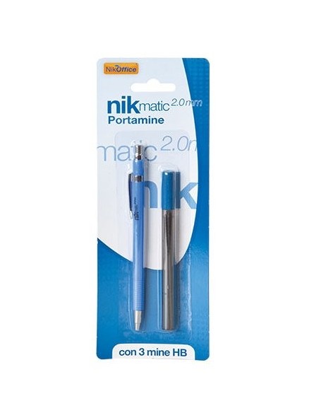 PORTAMINE 2 mm + 3 Mine HB (12 Pz)