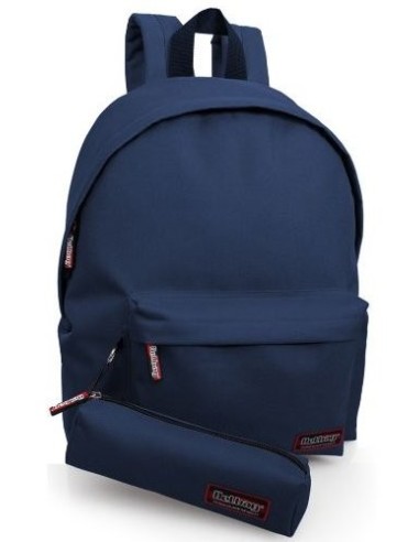 ZAINO MONOCOLORE+TOMBOLINO 40 cm BLU