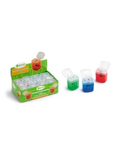 TEMPERINO PLASTICA 1 FORO CON CONTENITORE (24 Pz)