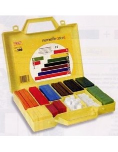 NUMERI IN COLORE- REGOLI- VALIGETTA (200 pz)