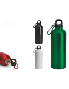 BORRACCIA ALLUMINIO 750 ml con moschettone