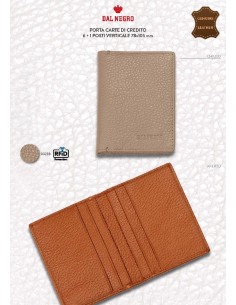DN P/CARTE DI CREDITO 6+1 PT PELLE STONE RFID