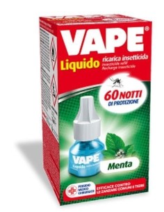 VAPE RICARICA LIQUIDO MENTA/GERANIO 60 notti
