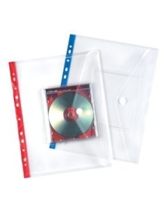 BUSTA C/BOTTONE E PORTA CD (5 Pz)