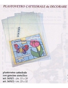 VETRO CATTEDRALE CM15X20 (5 Pz)