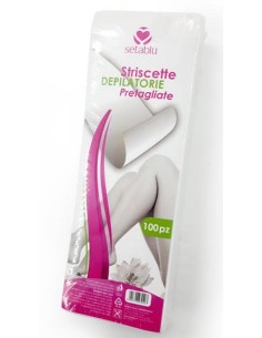 STRISCE DEPILATORIE PRETAGLIATE 100 Pz