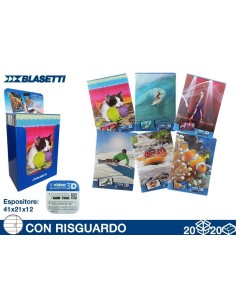 MAXI QUADERNO BLASETTI 3D 80 gr.20 ff. Rigo C (20 Pz)