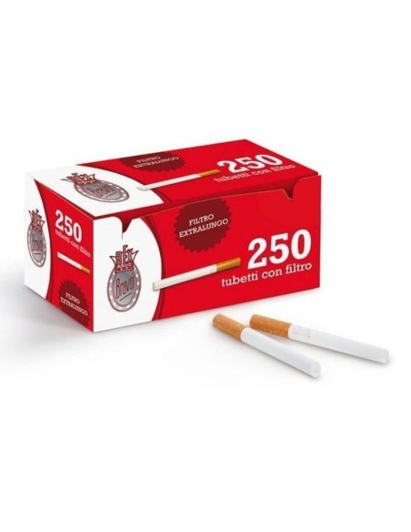 BRAVO TUBETTI SIG. EXTRA LUNGO sc. 250 Pz (4 sc) cod.prod.B00009