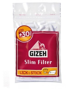 FILTRI GIZEH slim 6 mm (20 Pz x 120+30 filters omaggio) cod. pro