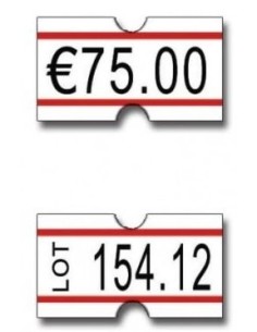 ETICHETTE x PREZZ. 21x12 BIANCHE (20 Pz)