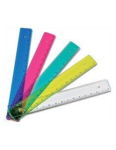 RIGHELLO TRASPARENTE 16 cm (100 Pz)
