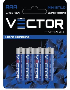 BATTERIE VECTOR MINISTILO ALKALINE (4x12 pz)