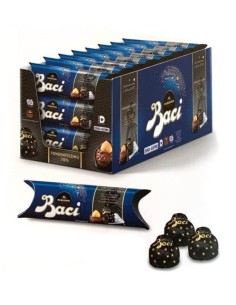 BACI PERUGINA TUBO 3 pz FONDENTISSIMO 70% 37,5 gr. (21 Pz)