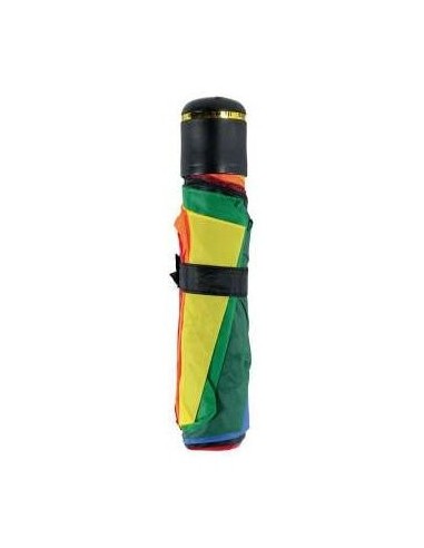 OMBRELLO NYLON MINI  ARCOBALENO FOD. PVC
